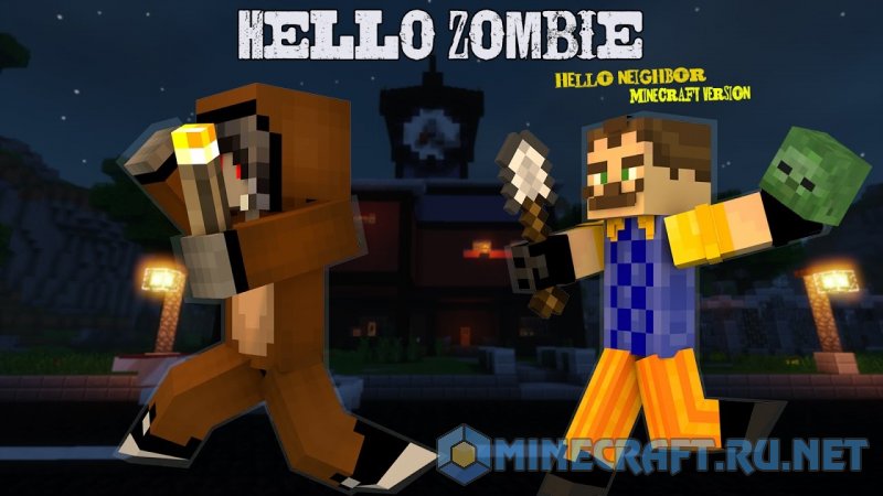Майнкрафт Hello Zombie