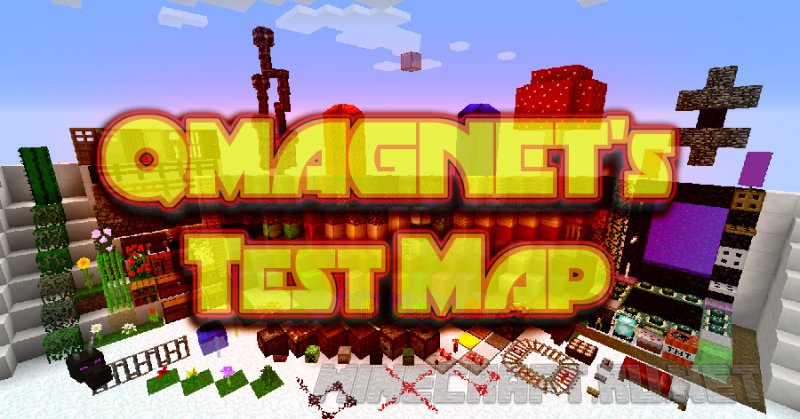 Майнкрафт QMAGNET's Test Map