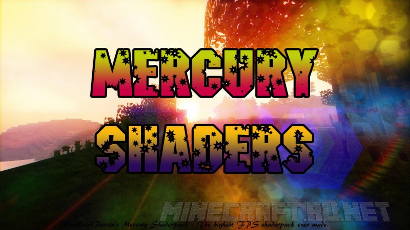 Майнкрафт DatWeirdPerson's Mercury Shaders