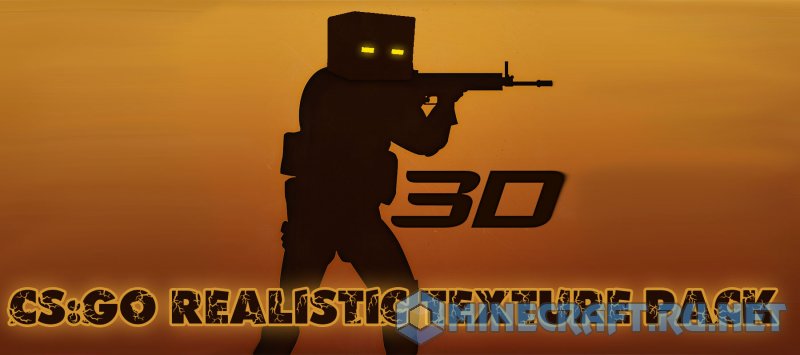 Майнкрафт CS:GO Realistic Texture Pack