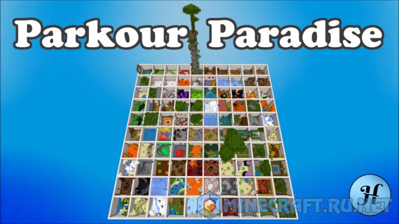 Майнкрафт Parkour Paradise